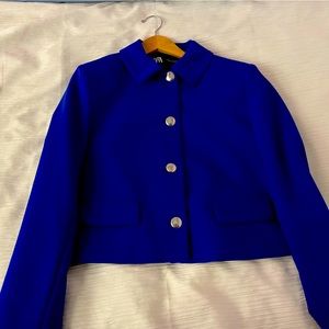 Zara cobalt blue blazer